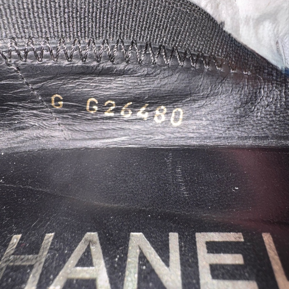Chanel Black Women's ballerina ruffle flats Shoes - Picture 9 of 10